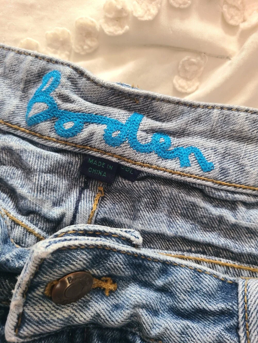 Blue Boden Men's Classic Denim Jeans